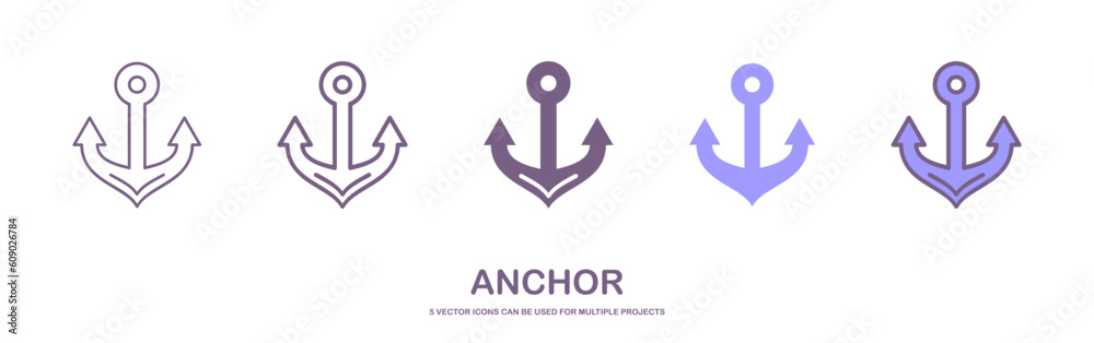 Anchor icon or logo isolated sign symbol vector illustration - Collection of high quality style vector icons. isolated on white background
Anchor icon or logo isolated sign symbol vector illustration - Collection of high quality style vector icons. isolated on white background