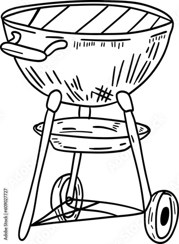 Hand drawn brazier