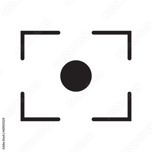 focus icon vector