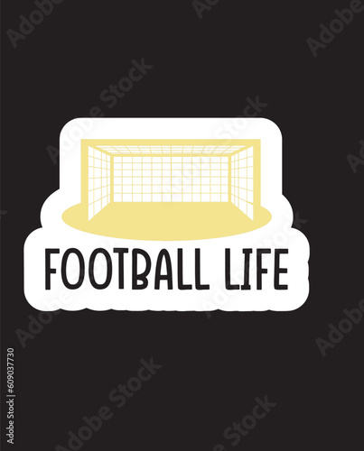 football sticker design
