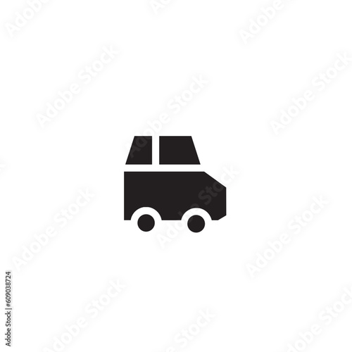 Area Car Carport Solid Icon