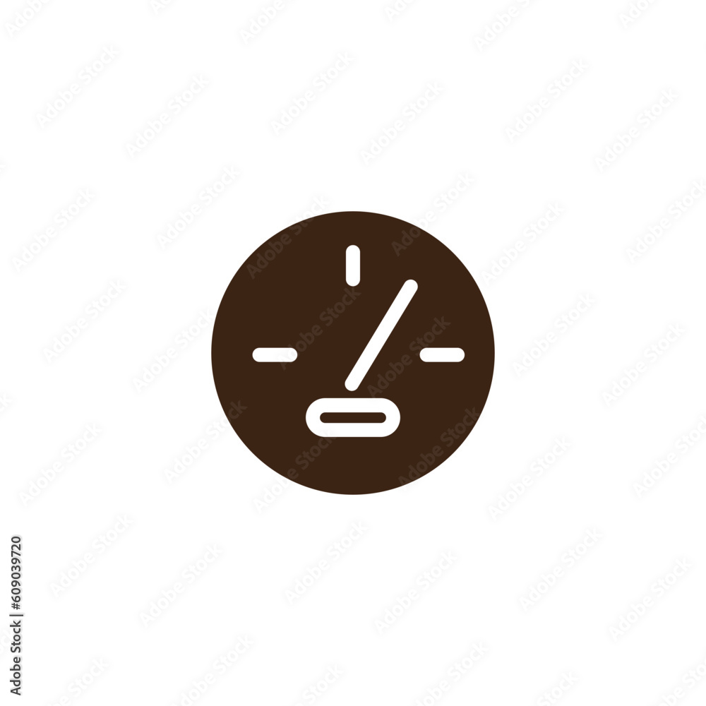 Engine Speedometer Car Solid Icon Engine Speedometer Car Solid Icon