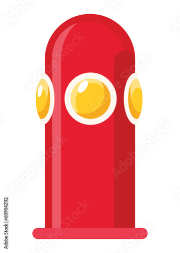 Traffic road repair barrier. Safety barricade or warning alert signs. Streets symbol safe reconstruction bright coloring of main planned works. Vector illustration