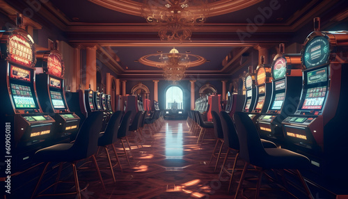 Opulent and Elegant Luxury Casino Interior Aesthetic Grandeur and Exquisite Design © Aldi