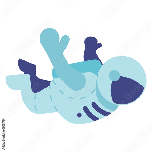 floating astronaut icon