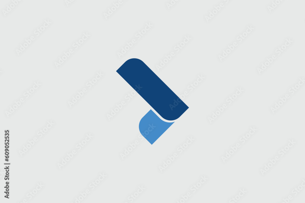 simple arrow logo with a blend of blue simple arrow logo with a blend of blue
