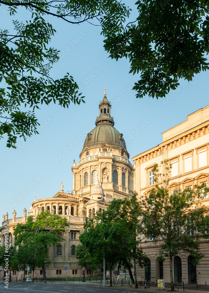 The St. Stephen's Basilica in Budapest is a magnificent landmark.