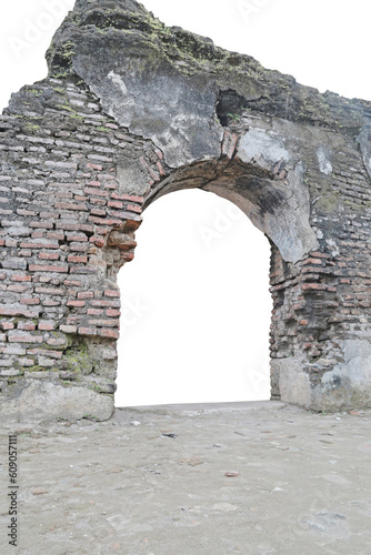 ruins of the castle gate
