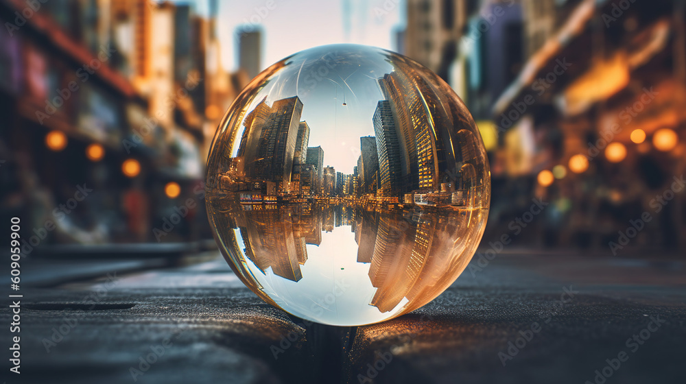 City in an orb City in an orb