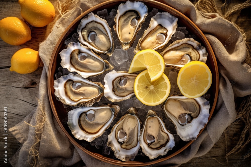 Oysters and citrus Oysters and citrus