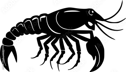 Crawfish - High Quality Vector Logo - Vector illustration ideal for T-shirt graphic