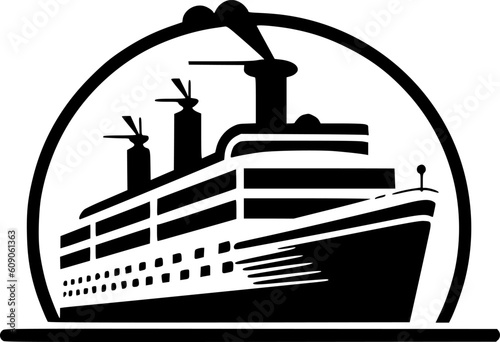 Cruise | Minimalist and Simple Silhouette - Vector illustration