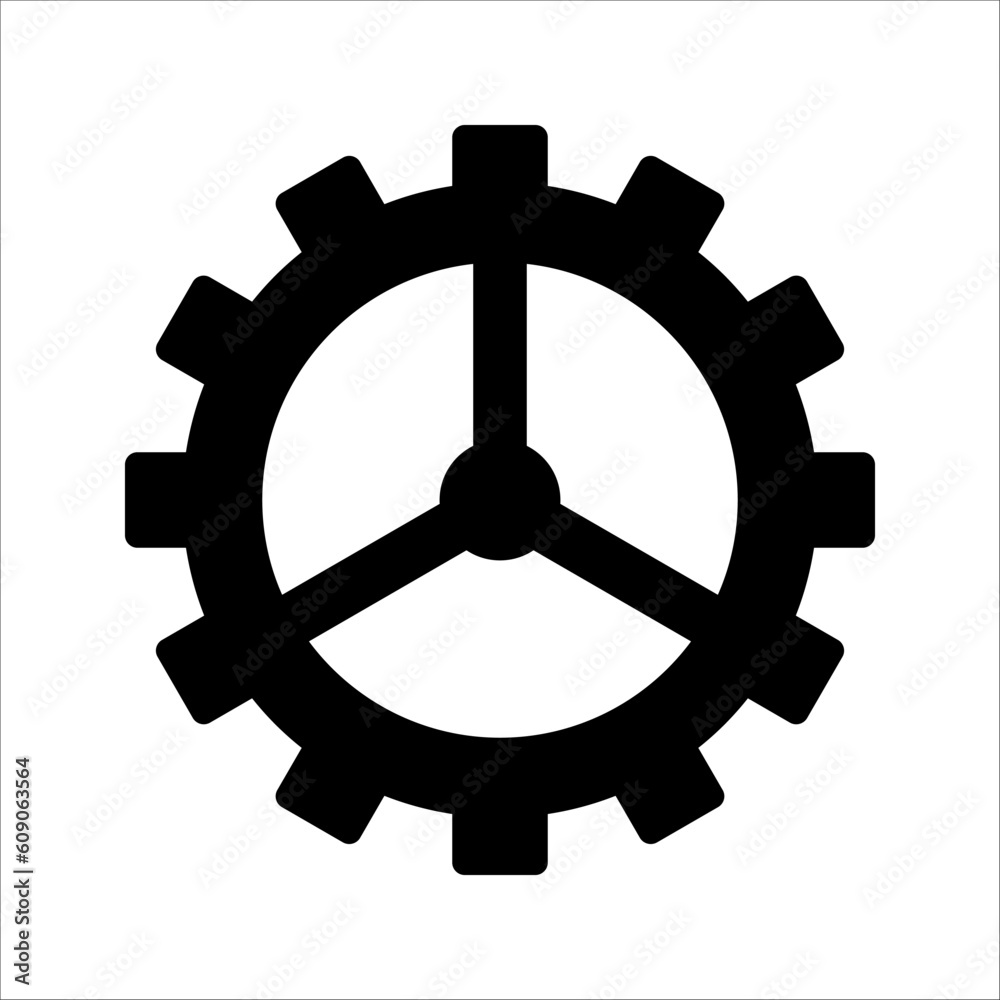 Setting icon vector, Tools, Cog, Gear Sign Isolated on white background. Help options account concept. vector illustration Setting icon vector, Tools, Cog, Gear Sign Isolated on white background. Help options account concept. vector illustration