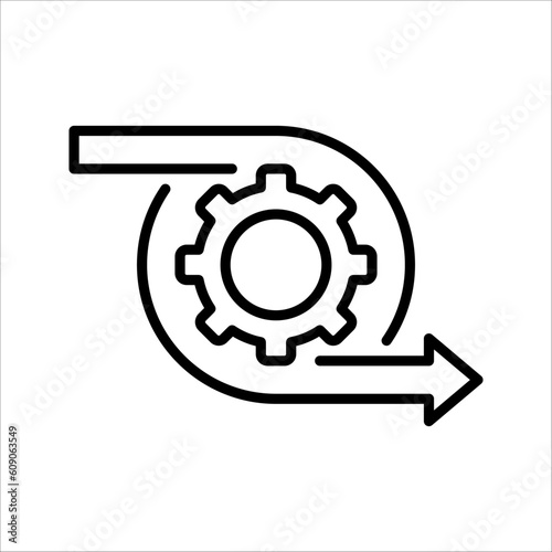 Agile icon. Creative element design from content icons collection for web design, apps, software, print usage. vector illustration on white background