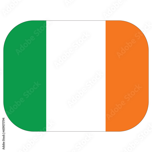 Free Download  Ireland flag in rectangle shape design - GFXLoad
