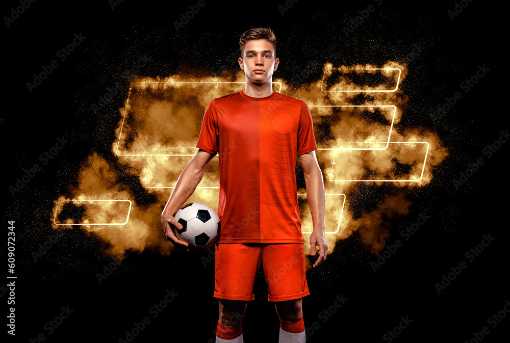 Sports Betting on Soccer. Design for a Bookmaker. Download Banner