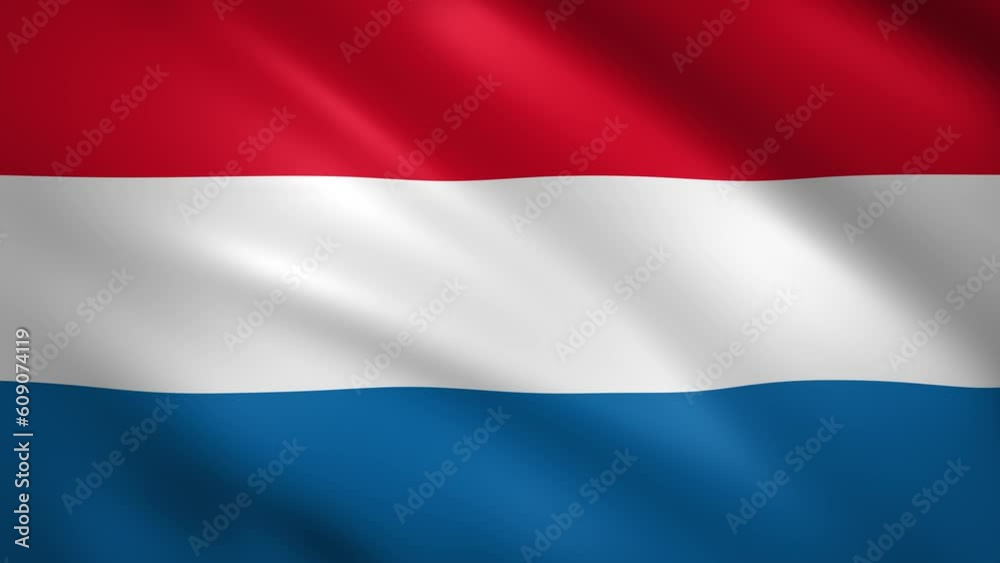 Netherlands flag waving in the wind Netherlands flag waving in the wind