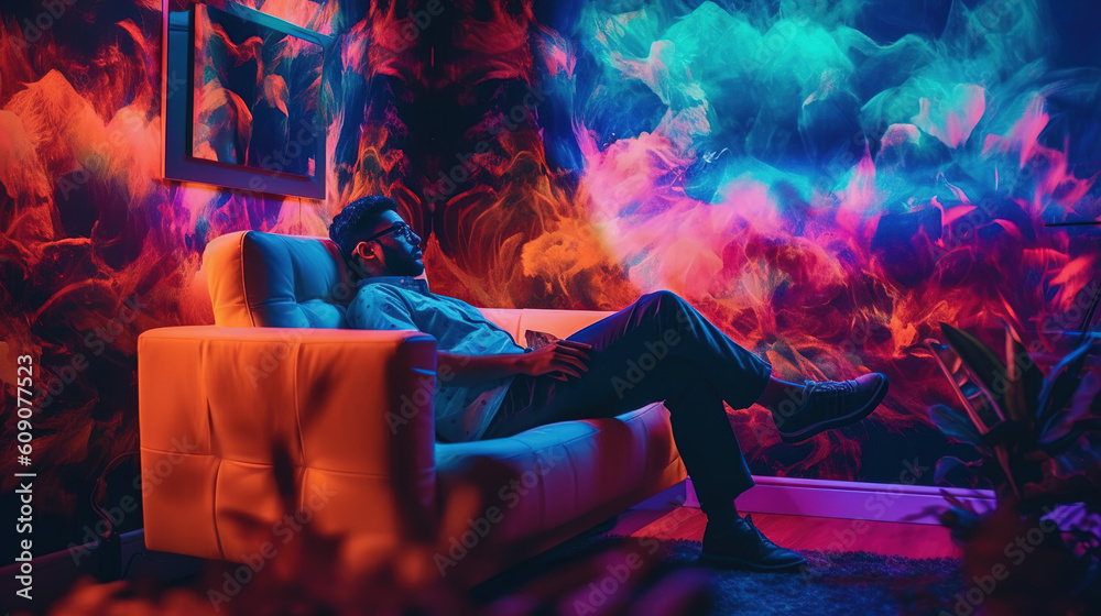 Naklejka premium Relaxing Wallpaper