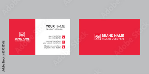 Simple,minimal,modern business card design for corporate business, professional and modern business.personal business card design.