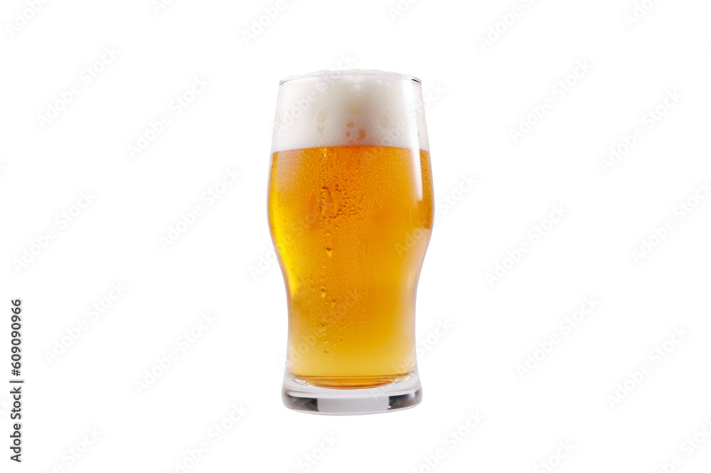 Glass of beer isolated transparency background.
Generative AI Glass of beer isolated transparency background.
Generative AI