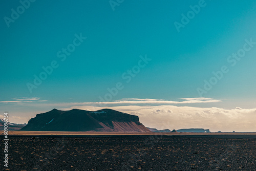 Road to wrecked plane in Iceland photo