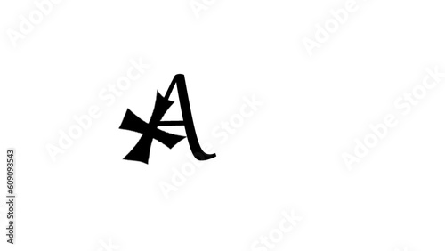 Free Download Across logo with cross and A - GFXLoad