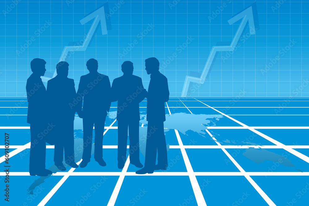 Business talk, conceptual image