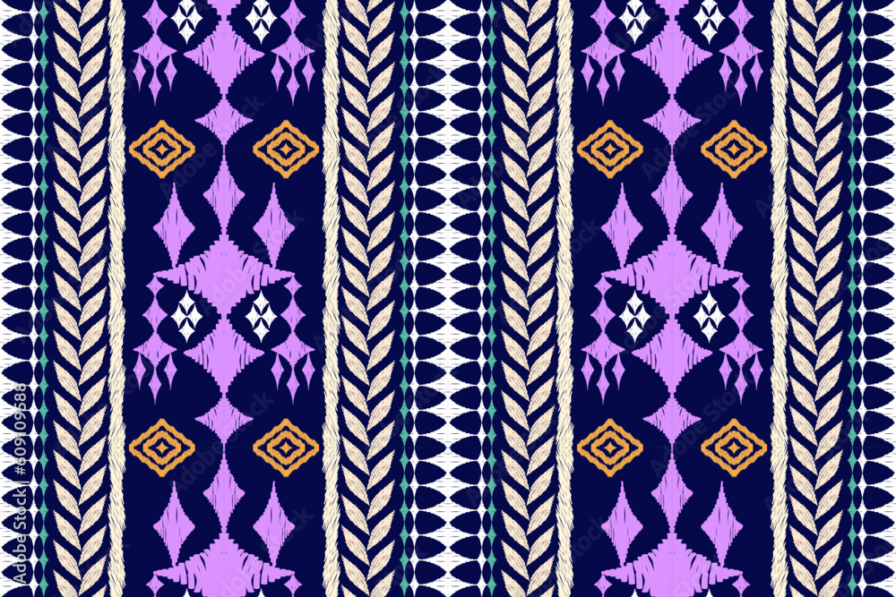 Ikat Figure aztec embroidery style. Geometric ethnic oriental traditional art pattern.Design for ethnic background,wallpaper,fashion,clothing,wrapping,fabric,element,sarong,graphic,vector illustration Ikat Figure aztec embroidery style. Geometric ethnic oriental traditional art pattern.Design for ethnic background,wallpaper,fashion,clothing,wrapping,fabric,element,sarong,graphic,vector illustration