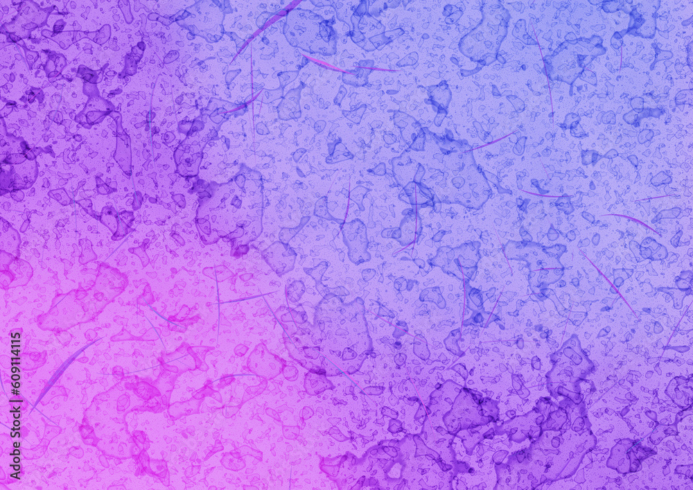 Abstract Background Purple and Blue Blobs and Patches and Scratches 