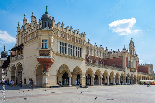 cloth halls in the Krakow market