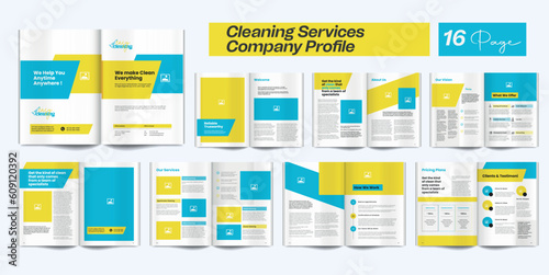 Cleaning Services Company Profile Cleaning Service Brochure Multipurpose Company Profile