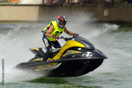 watercraft during a race by the river Guadalquivir