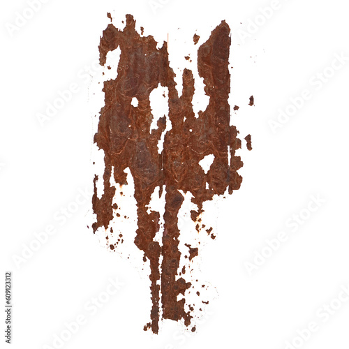 photograph of rust that forms on old and dirty metal