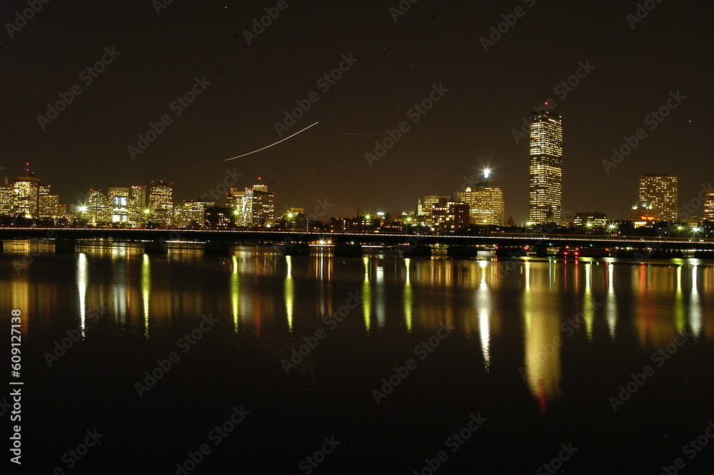 VIEW OF BOSTON FROM CAMBRIDGE - MA