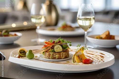 Fototapeta Naklejka Na Ścianę i Meble -  Sophisticated Fine Dining