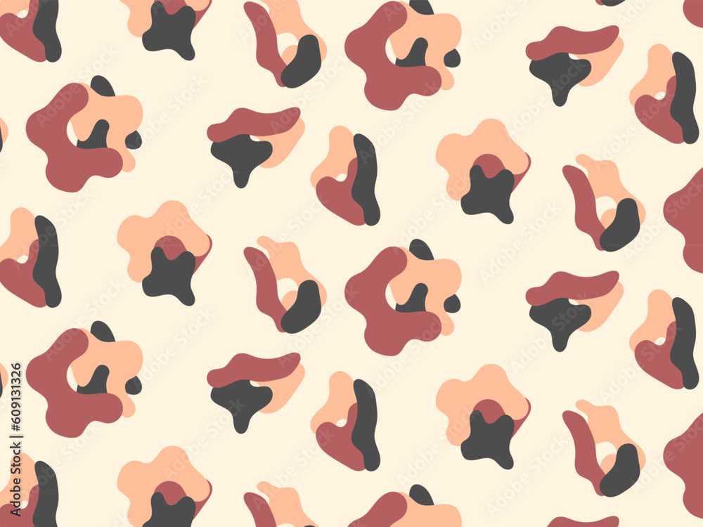 Animal skin print in retro colors Animal skin print in retro colors