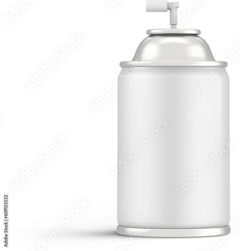 Air Freshener Spray Bottle With Clear Lid 3D Rendering