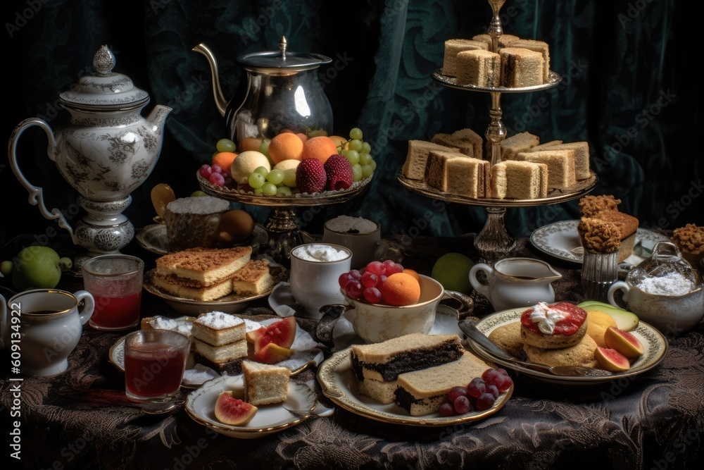 Naklejka premium Tea Time Treats