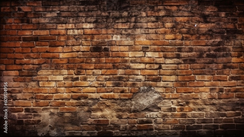 Old brick wall texture background. Brick wall texture background.generative  ai
