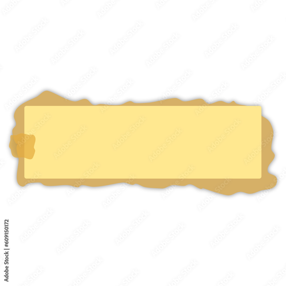 cute abstract yellow label shape cute abstract yellow label shape