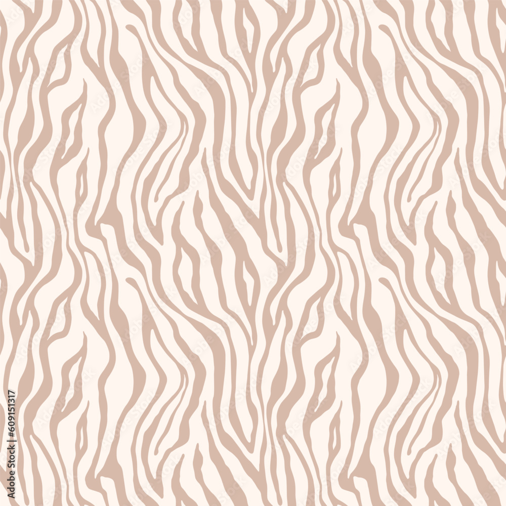 Tiger white beige seamless pattern. Vector animal skin print. Fashion organic texture. Tiger white beige seamless pattern. Vector animal skin print. Fashion organic texture.
