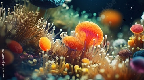 underwater plants  made with Generative AI