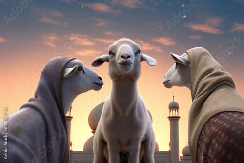 Generative AI Creates Adorable Goat in 3D - Eid ul Azha