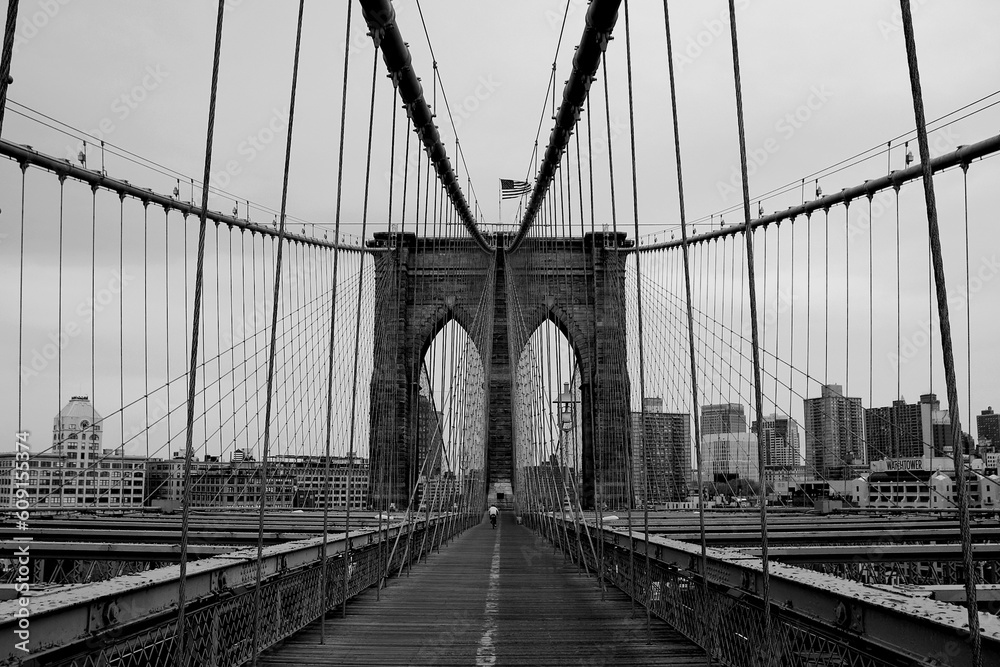 Fototapeta premium A view of the bridge