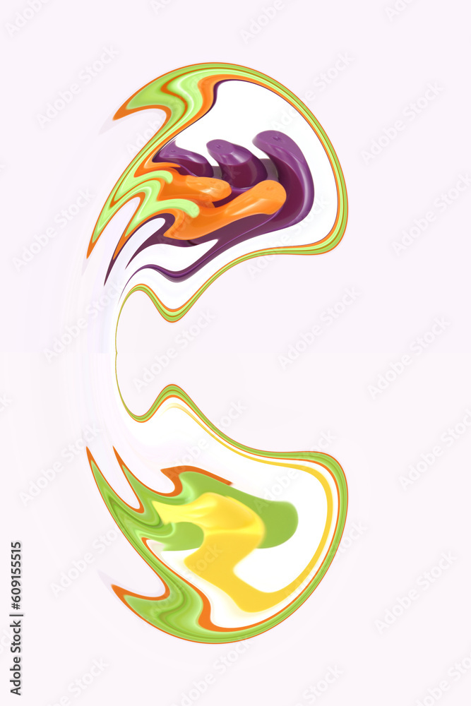 Obraz premium Abstract Red Ear - 2