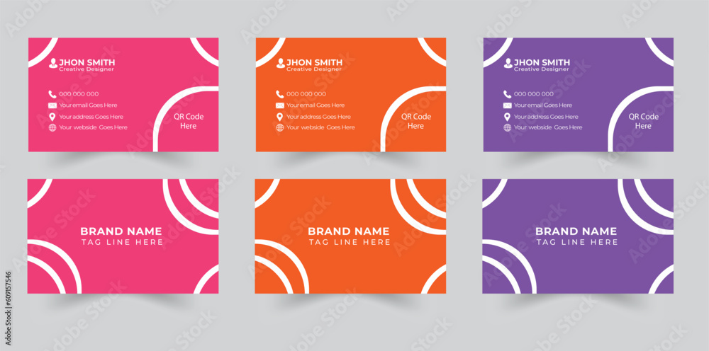 Business card design free Free vector elegant business card modern and clean professional business card template 