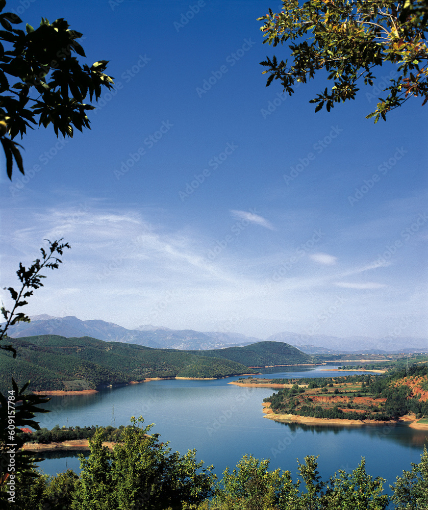 The lake of Debar in west of Macedonia. The lake of Debar in west of Macedonia.