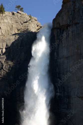 Top of Yosemite Falls in Yosemite National Park  California  U.S.A.