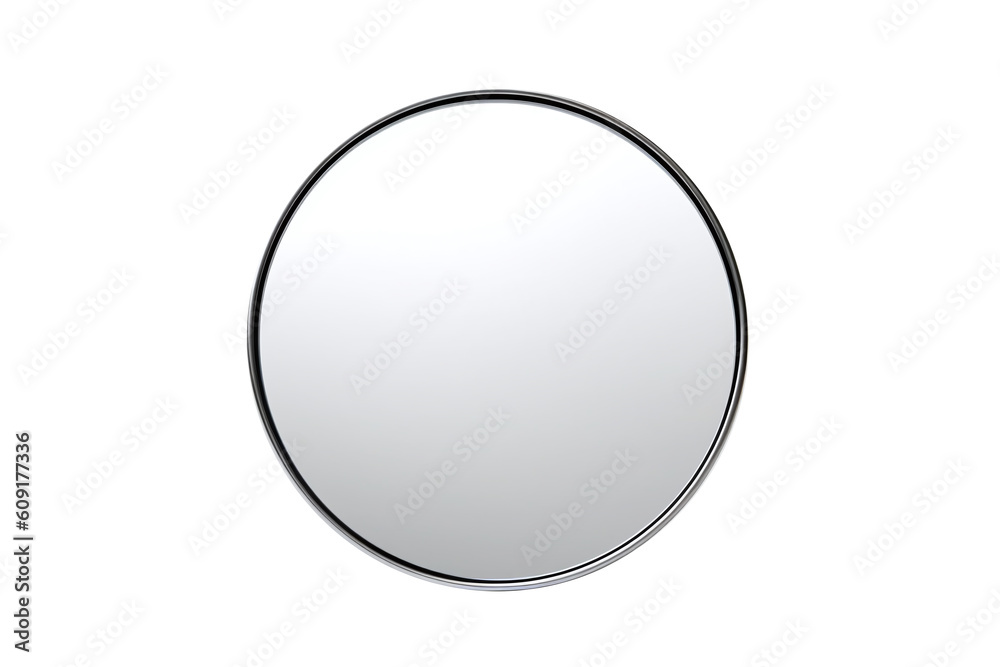 mirror isolated on a transparent background.. Generative AI