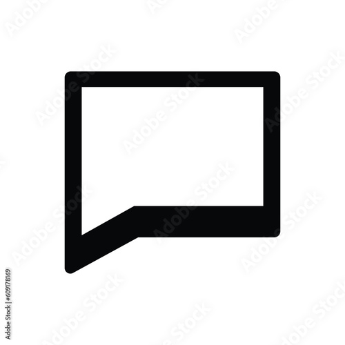 comment icon, comment symbol, vector